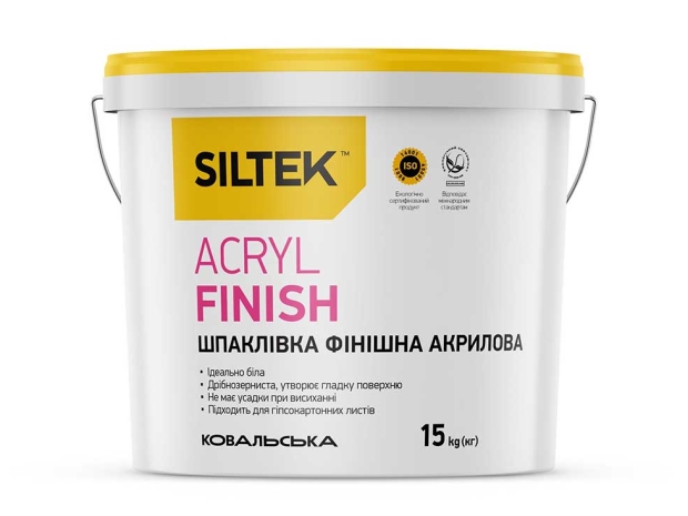 Шпаклевка финишная акриловая Siltek Acryl Finish (15кг)