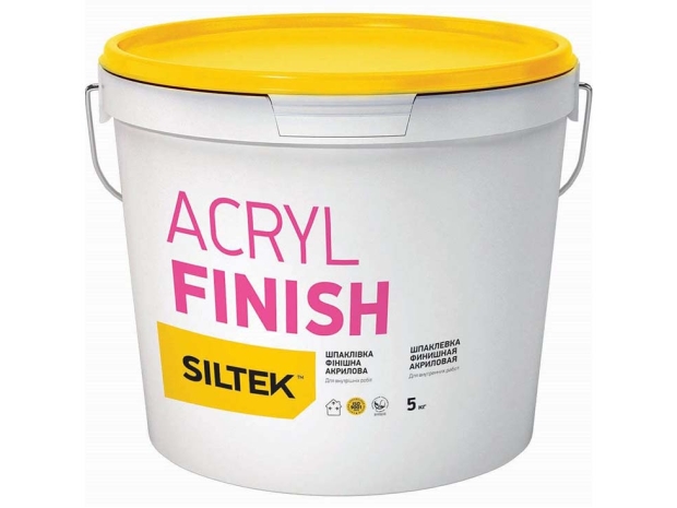 Шпаклевка финишная акриловая Siltek Acryl Finish (5кг)