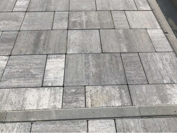 Тротуарная плитка Лайнстоун-20 4 см, платина