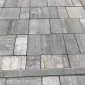 Тротуарна плитка Лайнстоун-20 6 см, платина
