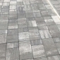 Тротуарна плитка Лайнстоун-20 6 см, платина
