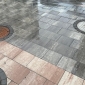 Тротуарная плитка Лайнстоун-60 6 см, нуар