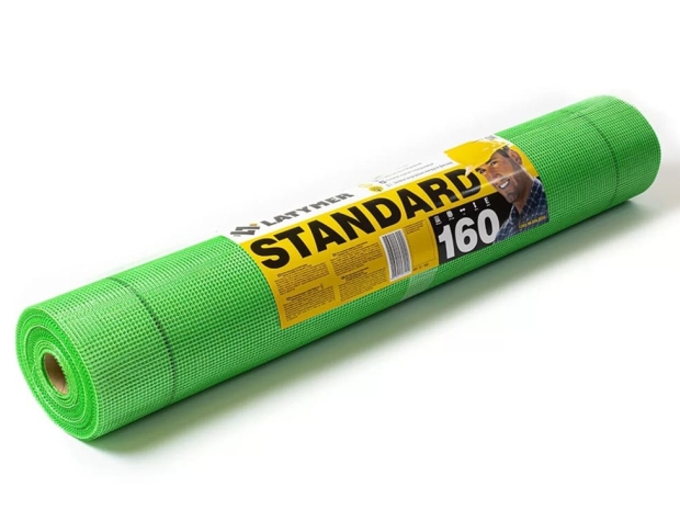СКЛОСІТКА ШТУКАТУРНА АРМУЮЧА 160 г/м2 ЗЕЛЕНА LATYMER STANDARD