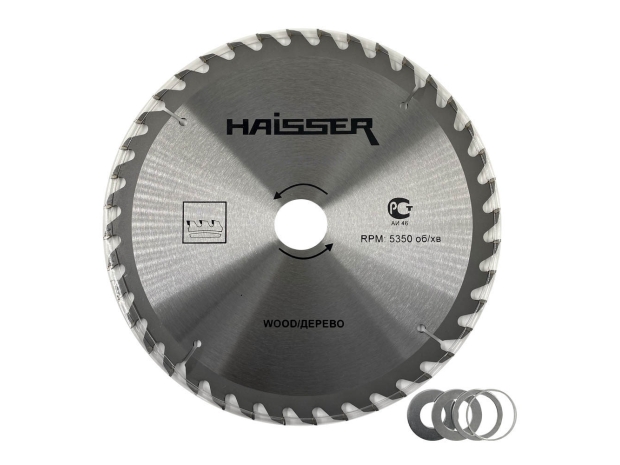 Диск пильний 230х30 40 зуб. по дереву HAISSER