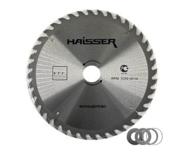 Диск пильний 250х30 60 зуб. по дереву HAISSER