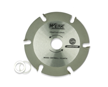 Диск універсальний по дереву для КШМ 125 x 6T x 22.23mm Werk