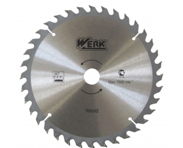 Диск пильний 180х22.23 60 зуб. по дереву WERK (WE109114/4332639)