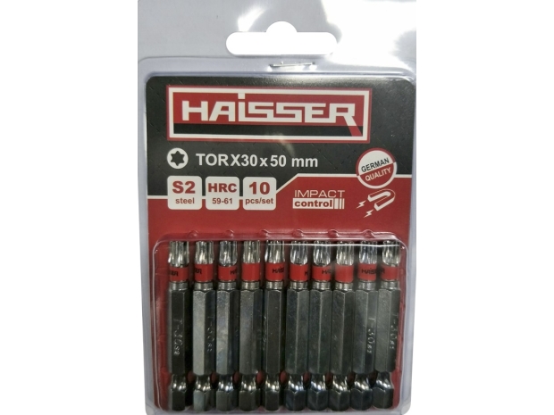 Біта ТORХ30 х 50 мм Haisser, набiр 10шт. 2712712