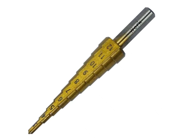 Свердло ступінчате по металу WERK 3-12mm (3,4,5,6,7,8,9,10,11,12)