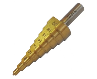Свердло ступінчате по металу WERK4-20 mm (4,6,8,10,12,14,16,18,20)
