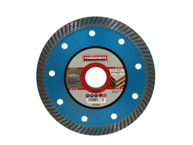 Диск алмазний Turbo CONCRETE PRO 125x2.4x10x22.23 (HAISSER) 4212631