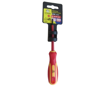 Викрутка діелектрична SL 4x 100, 1000V, VDE Сталь