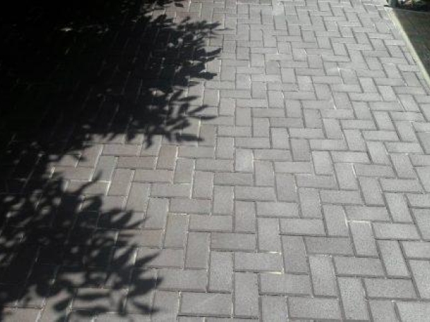 Тротуарная плитка Кирпичик 4 см, серый