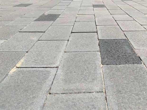 Тротуарна плитка Цеглина без фаски 6 см, червоний