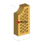 Цегла клінкерна Євротон, жовта М-300 Фасонна № 14