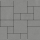 Тротуарная плитка Лайнстоун-30 4 см, серый