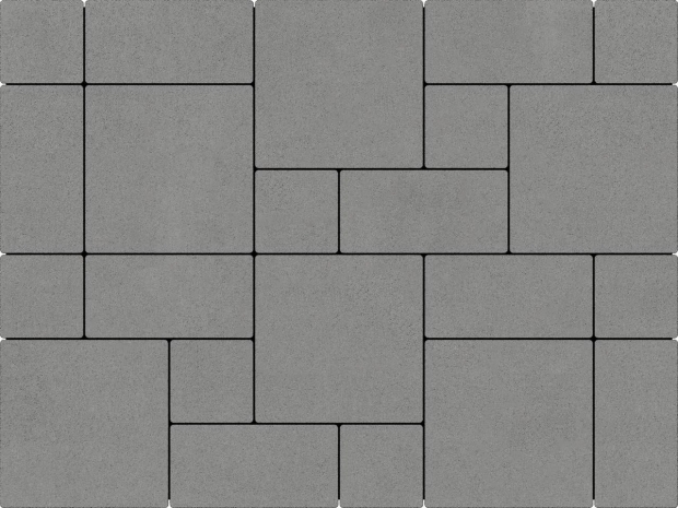 Тротуарна плитка Лайнстоун-30 4 см, сірий