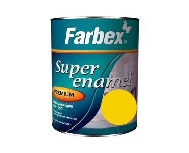 Емаль алкідна ПФ-115П жовта Farbex 0,9 кг