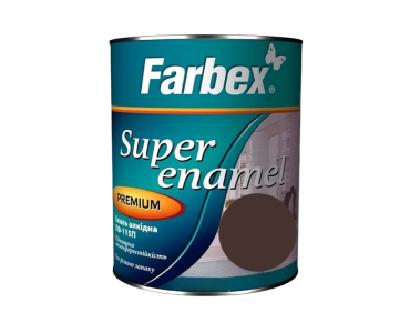 Емаль алкідна ПФ-115П коричнева Farbex 0,9 кг