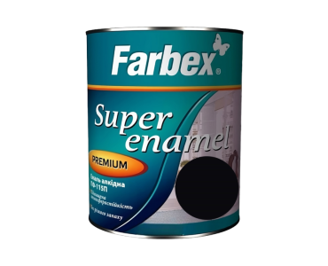 Емаль алкідна ПФ-115П чорна Farbex 2.8 кг