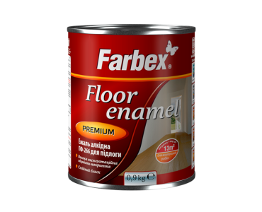 Емаль алкідна ПФ-266 жовто-коричнева Farbe 0,9 кг