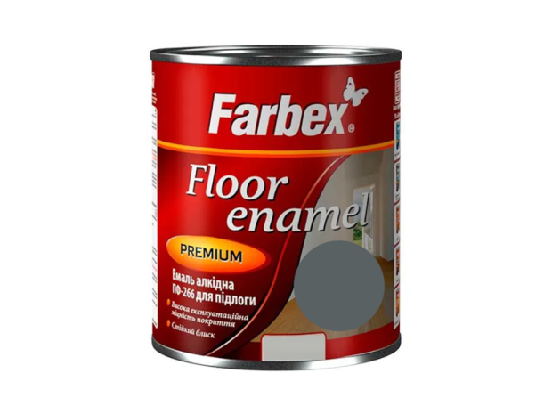 Емаль алкідна ПФ-266 сіра Farbe 0,9 кг