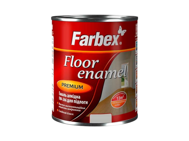 Емаль алкідна ПФ-266 червоно-коричнева Farbe 2.8 кг