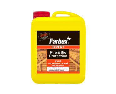 Средство огнебиозащитное для древесины ТМ Farbex 5л