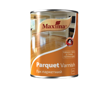 Лак паркетный алкидно-уретановый полуматовый Maxima 0,75л
