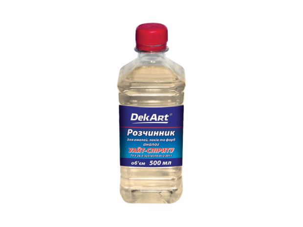 Розчинник для емалей, лаків та фарб DekArt 0,5 л
