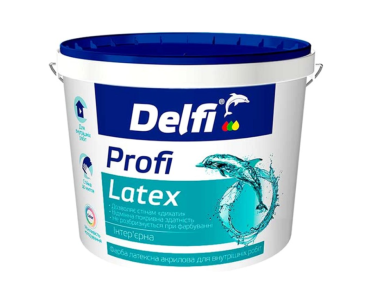 Фарба латексна акрилова для внутрішніх робіт Profi Latex Delfi 1,4 кг