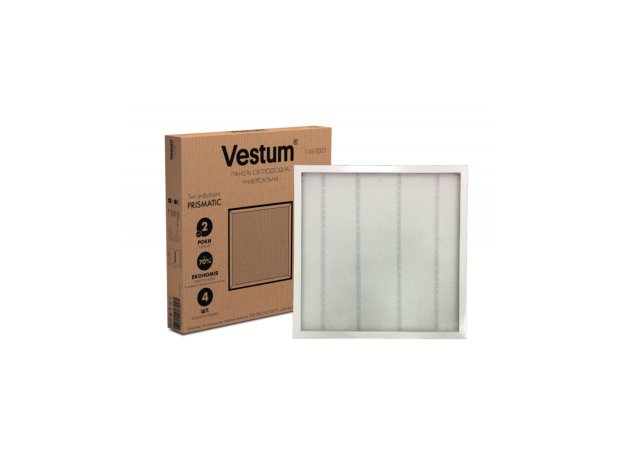 Панель світлодіодна LED Vestum PRISMA 36W 600x600 6500K 220V
