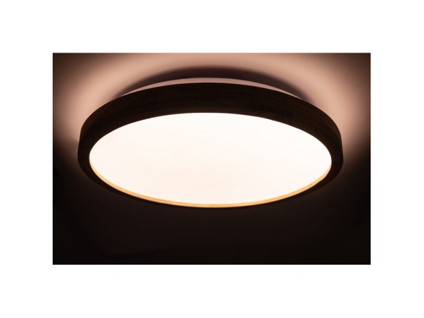 Світильник LED Vestum WOOD матовий 60W 375*60мм 3000К-6500К з ДК горіх