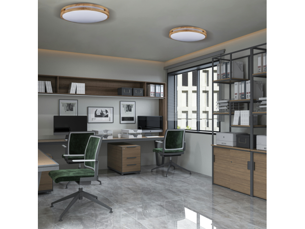 Світильник LED Vestum SLOT матовий 80W 490*65мм 3000К-6500К з ДК акація