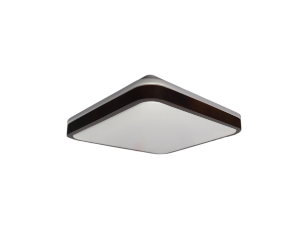 Светильник LED Vestum GLOW матовый 60W 391*391*65мм 3000К-6500К из ДУ орех